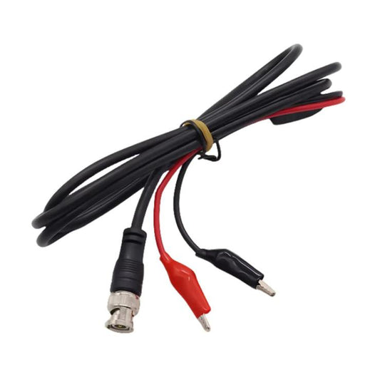 BNC Male To 2 Crocodile Clip Oscilloscope Probe Cable Q9 Signal Test Cable, Length: 1.5m