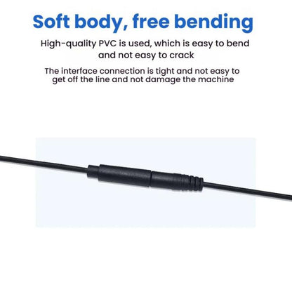2.5mm Male Mono Cable 2Pin AUX Single Head Cable Speaker Audio Power Cord Audio Cord, Length: 25cm - Aux Cable by buy2fix | Online Shopping UK | buy2fix