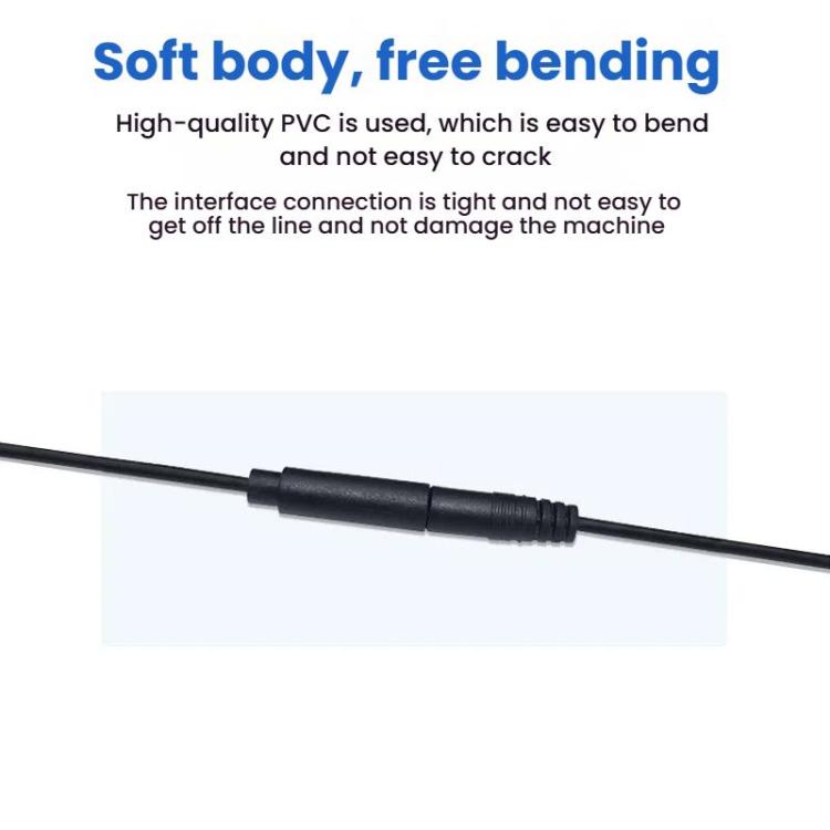 3.5mm Female Mono Cable 2Pin AUX Single Head Cable Speaker Audio Power Cord Audio Cord, Length: 25cm - Aux Cable by buy2fix | Online Shopping UK | buy2fix