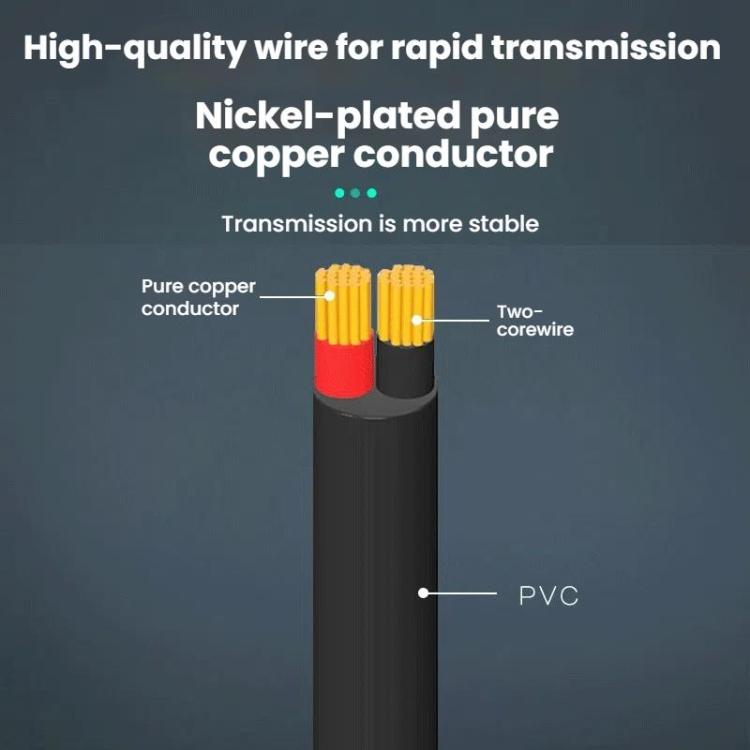 3.5mm Female Mono Cable 2Pin AUX Single Head Cable Speaker Audio Power Cord Audio Cord, Length: 25cm - Aux Cable by buy2fix | Online Shopping UK | buy2fix