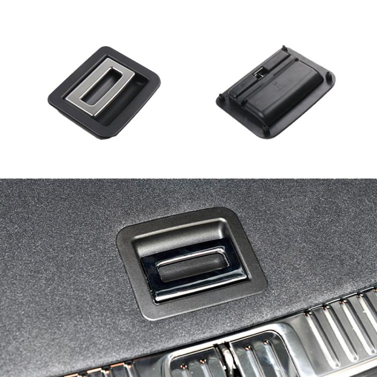 For 2010-2016 Porsche Cayenne / Paramera Car Boot Carpet Buckle Trunk Puller 95855111500, Style: Plastic Model Black - Door Handles by buy2fix | Online Shopping UK | buy2fix