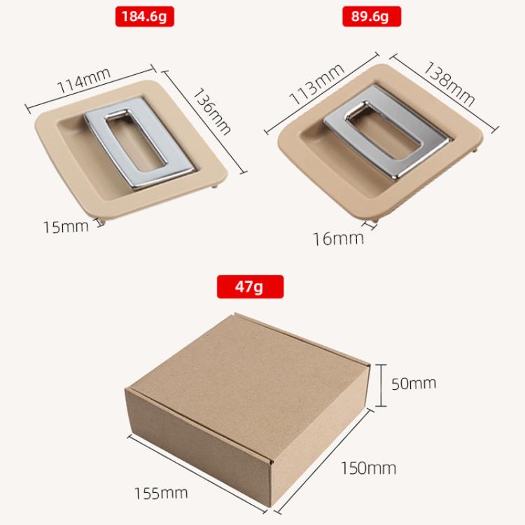 For 2010-2016 Porsche Cayenne / Paramera Car Boot Carpet Buckle Trunk Puller 95855111500, Style: Plastic Model Black - Door Handles by buy2fix | Online Shopping UK | buy2fix