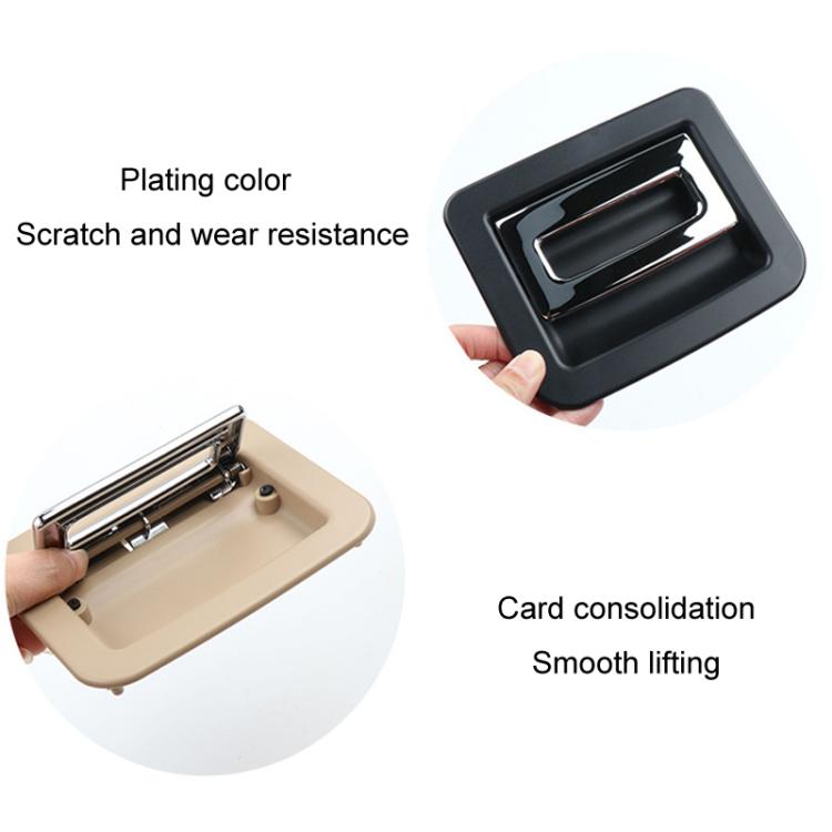 For 2010-2016 Porsche Cayenne / Paramera Car Boot Carpet Buckle Trunk Puller 95855111500, Style: Metal Model Black - Door Handles by buy2fix | Online Shopping UK | buy2fix