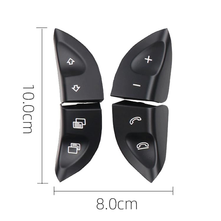 For Mercedes-Benz S-Class / CL-Class Car Steering Wheel Multi-Function Button Buttons 2208210679(Gray) - Steering Wheel Accessories by buy2fix | Online Shopping UK | buy2fix
