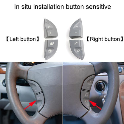 For Mercedes-Benz S-Class / CL-Class Car Steering Wheel Multi-Function Button Buttons 2208210679(Gray) - Steering Wheel Accessories by buy2fix | Online Shopping UK | buy2fix