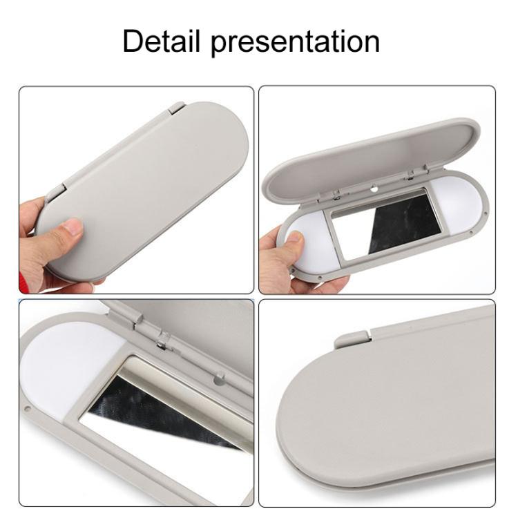 For 2015-2022 BMW Mini F55 / F56 / F60 Car Front Sun Visor Makeup Mirror 51167366950 51167342194(Gray) - Interior Mirrors by buy2fix | Online Shopping UK | buy2fix