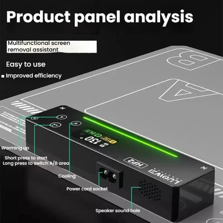 LUOWEI HP2 Screen Heating Table Constant Temperature Screen Removal Treasure Phone Tablet Screen Changing Removal Heating Separation US Plug - Repair Platform by LUOWEI | Online Shopping UK | buy2fix