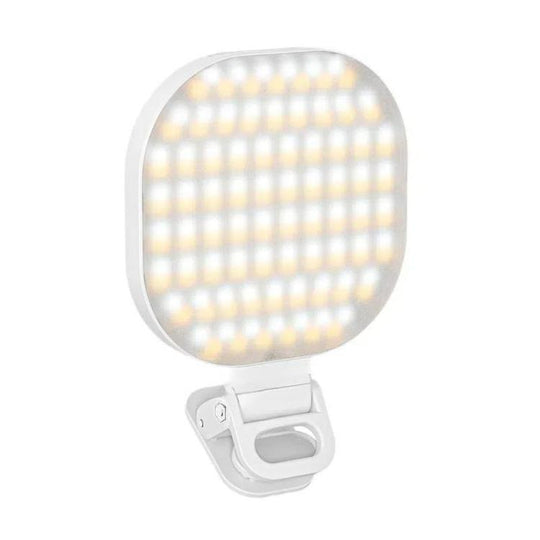 Smartphone Fill Light Selfie Live Streaming Computer Laptop Photography Light LED Video Conference Fill Lamp(White)