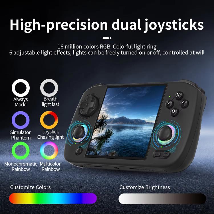 ANBERNIC RG CubeXX 3.95-Inch IPS Screen Handheld Game Console Supports WiFi Bluetooth, Linux 64-Bit  32G+64G(Gray) - Pocket Console by ANBERNIC | Online Shopping UK | buy2fix