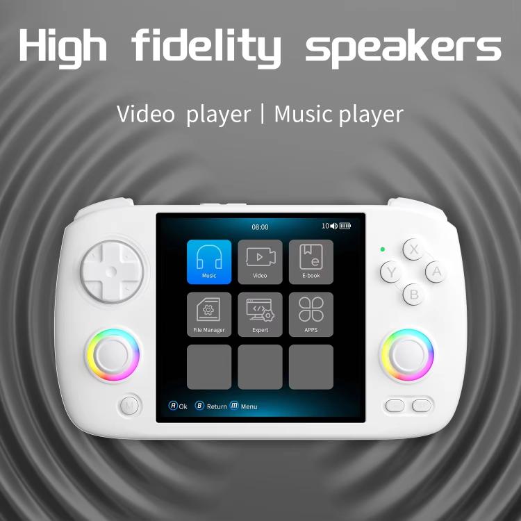 ANBERNIC RG CubeXX 3.95-Inch IPS Screen Handheld Game Console Supports WiFi Bluetooth, Linux 64-Bit  32G+128G(Black) - Pocket Console by ANBERNIC | Online Shopping UK | buy2fix