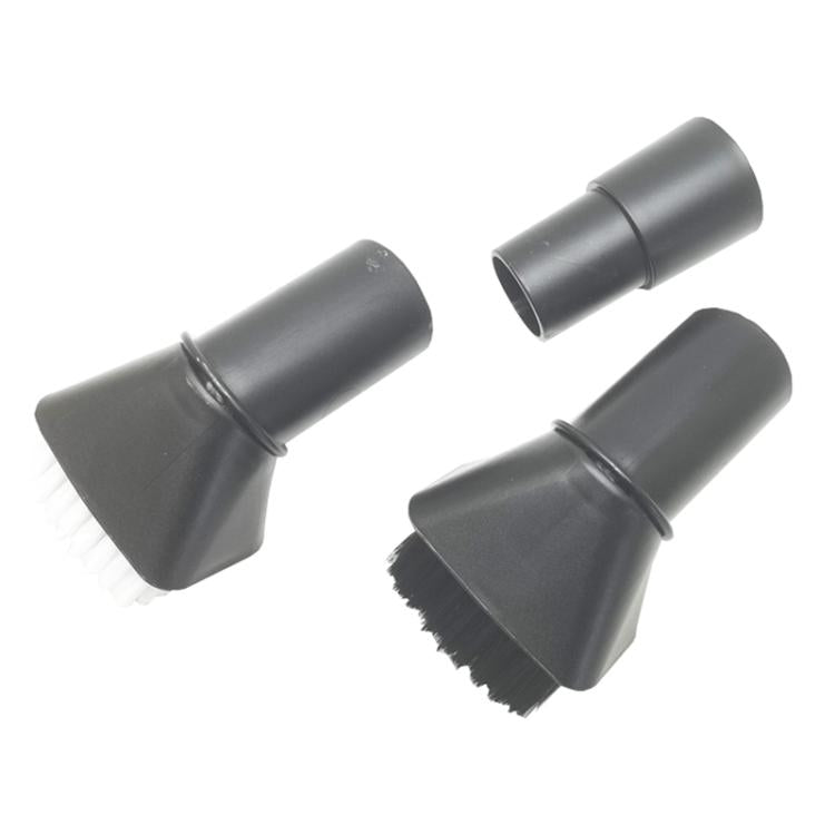 For Karcher / Miele / Bosch / Philips Vacuum Cleaner 32mm Soft Brush Nozzle 2.863-221.0, Style: Black+White+3532 Adaptor - For Miele Accessories by buy2fix | Online Shopping UK | buy2fix