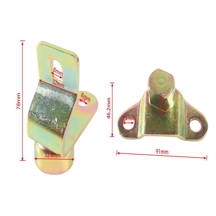 Car Tailgate Hinge Set With Screw Socket Wrench For Chevrolet, Specifications: 9pcs /Set - Others by buy2fix | Online Shopping UK | buy2fix