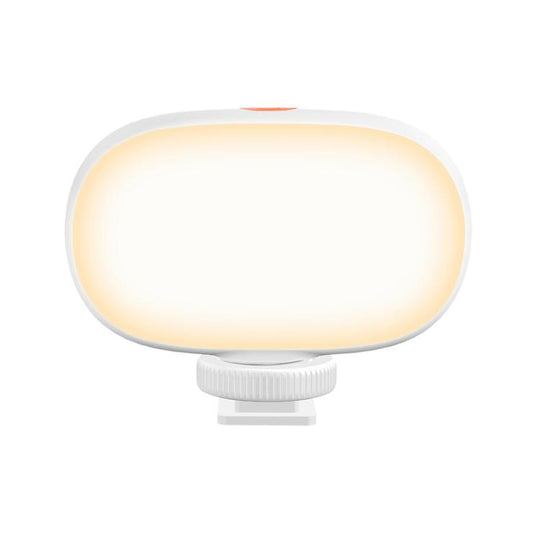 Camera Mini Fill Light LED Cell Phone Soft Light Video Conference Photography Lamp Handheld Selfie Lamp(White)
