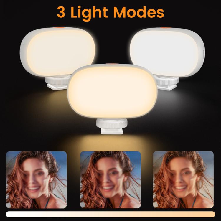 Camera Mini Fill Light LED Cell Phone Soft Light Video Conference Photography Lamp Handheld Selfie Lamp(White) - Selfie Light by buy2fix | Online Shopping UK | buy2fix