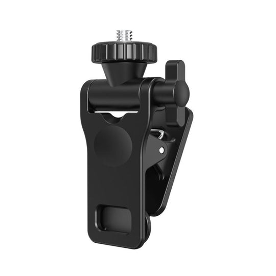 1/4 Screw Universal Fill Light Cell Phone Clip GoPro Video Conference Laptop PC External Clip(Large Flat-Black)