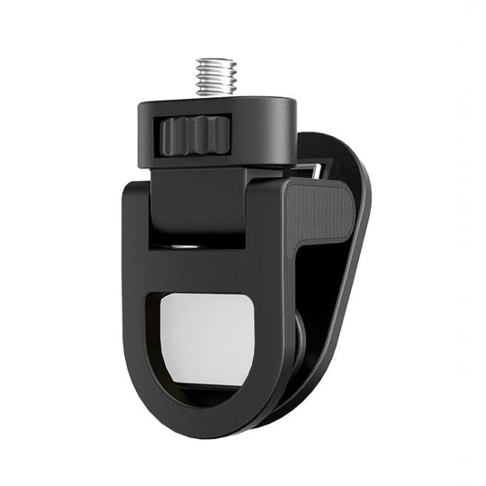 1/4 Screw Universal Fill Light Cell Phone Clip GoPro Video Conference Laptop PC External Clip(Small Flat-Black)