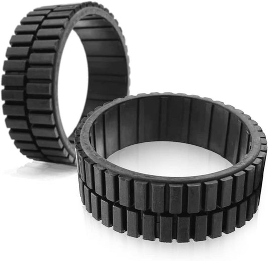 For iRobot Braava 380 / 380T / 320 / Mint 5200 Vacuum Cleaner Rubber Wheel(Black) - For iRobot Accessories by buy2fix | Online Shopping UK | buy2fix