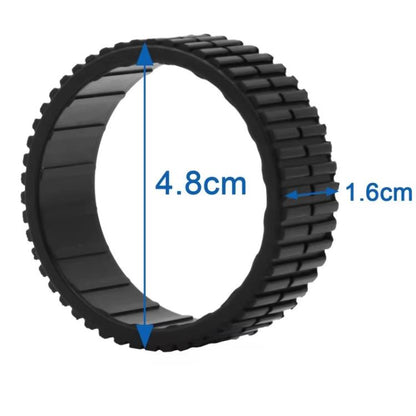 For iRobot Braava 380 / 380T / 320 / Mint 5200 Vacuum Cleaner Rubber Wheel(Black) - For iRobot Accessories by buy2fix | Online Shopping UK | buy2fix
