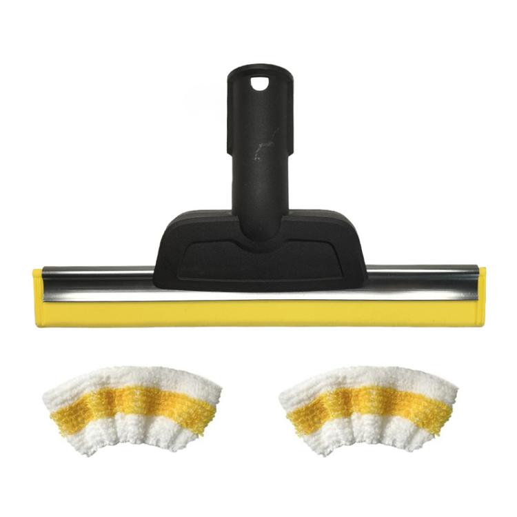 For Karcher SC2 / SC3 / SC4 / SC5 / CTK10 / CTK20 Steam Cleaner Glass Mirror Cleaning Nozzle Wiper Accessories 2.863-025.0, Style: 1 Scraper+2 Covers - For Karcher Accessories by buy2fix | Online Shopping UK | buy2fix