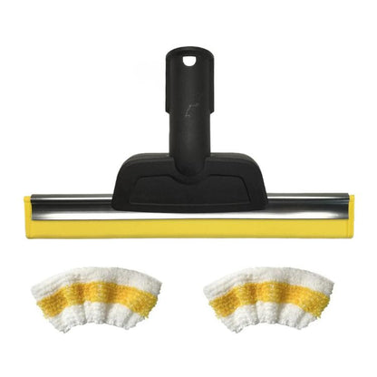 For Karcher SC2 / SC3 / SC4 / SC5 / CTK10 / CTK20 Steam Cleaner Glass Mirror Cleaning Nozzle Wiper Accessories 2.863-025.0, Style: 1 Scraper+2 Covers - For Karcher Accessories by buy2fix | Online Shopping UK | buy2fix