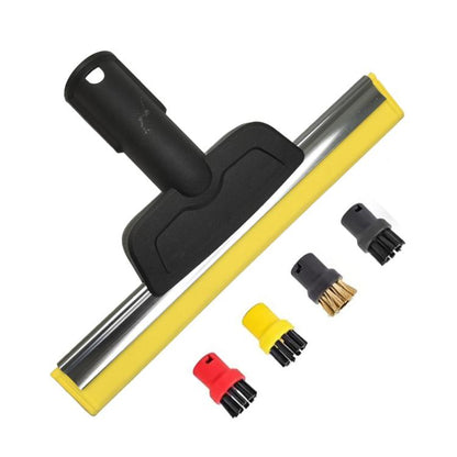 For Karcher SC2 / SC3 / SC4 / SC5 / CTK10 / CTK20 Steam Cleaner Glass Mirror Cleaning Nozzle Wiper Accessories 2.863-025.0, Style: 1 Scraper+2 Covers - For Karcher Accessories by buy2fix | Online Shopping UK | buy2fix
