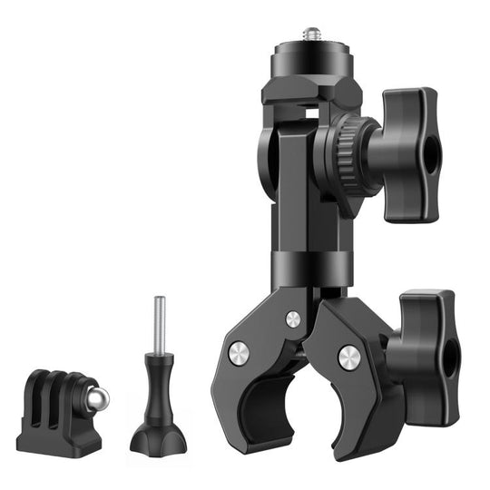 Camera Clip Motorcycle Bicycle Handlebar Crab Clamp For Sports Camera With Adapter