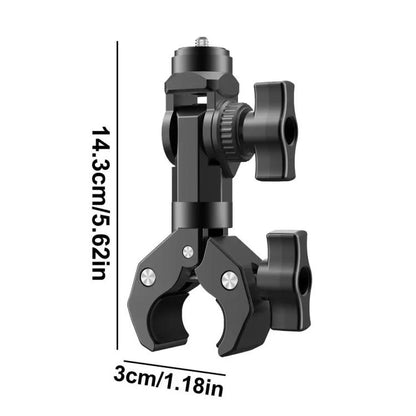 Camera Clip Motorcycle Bicycle Handlebar Crab Clamp For Sports Camera With Adapter - Bicycle Handlebar Mount by buy2fix | Online Shopping UK | buy2fix