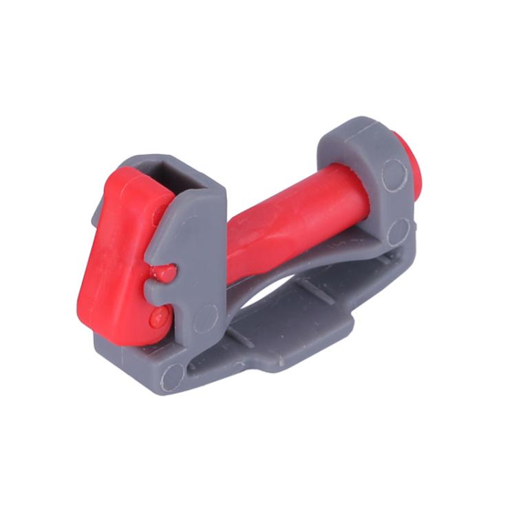 For Dyson V6 / V7 / V8 / V10 / V11 / V12 / V15 Vacuum Cleaner Switch Carabiner Holder(B Model Gray Body Red Key) - For Dyson Accessories by buy2fix | Online Shopping UK | buy2fix