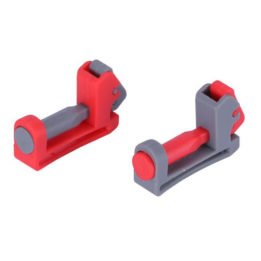 For Dyson V6 / V7 / V8 / V10 / V11 / V12 / V15 Vacuum Cleaner Switch Carabiner Holder(A Model Red Body Gray Key) - For Dyson Accessories by buy2fix | Online Shopping UK | buy2fix
