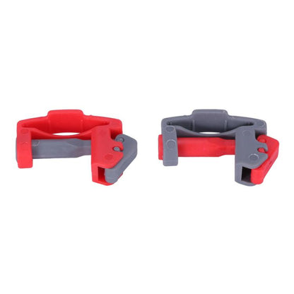 For Dyson V6 / V7 / V8 / V10 / V11 / V12 / V15 Vacuum Cleaner Switch Carabiner Holder(A Model Red Body Gray Key) - For Dyson Accessories by buy2fix | Online Shopping UK | buy2fix