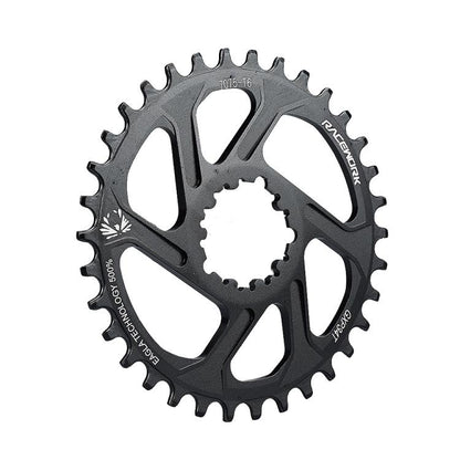 RACEWORK 7075-T6 For SRAM Mountain Bike Single Plate Round Bicycle Sprocket, Spec: 3mm 34T - Bicycle Chains & Rounds by RACEWORK | Online Shopping UK | buy2fix