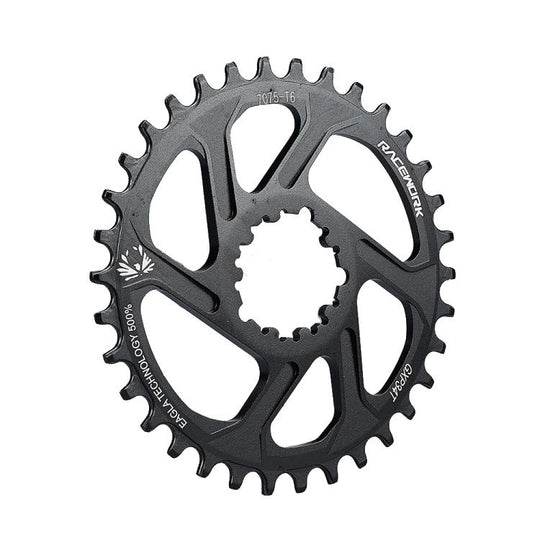 RACEWORK 7075-T6 For SRAM Mountain Bike Single Plate Round Bicycle Sprocket, Spec: 3mm 34T