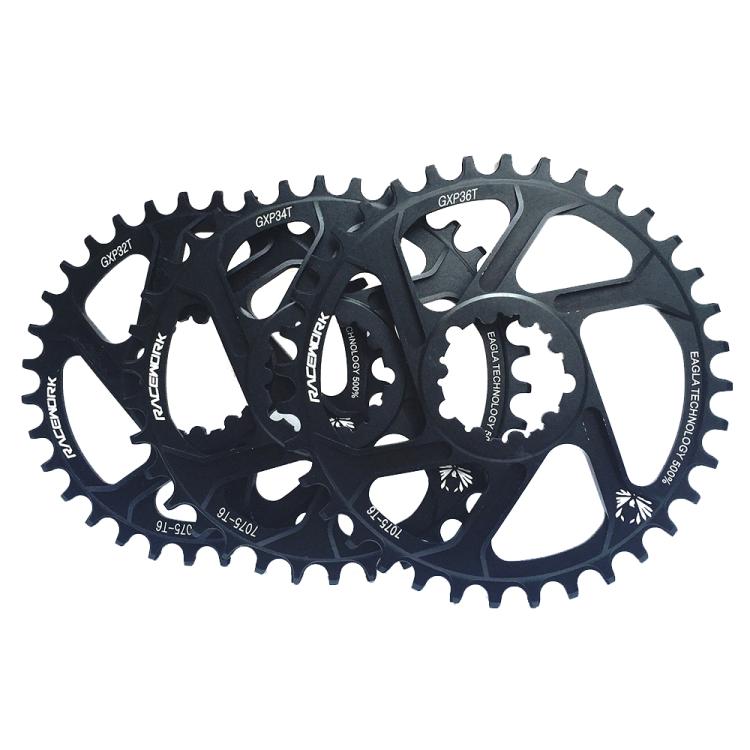 RACEWORK 7075-T6 For SRAM Mountain Bike Single Plate Round Bicycle Sprocket, Spec: 6mm 36T - Bicycle Chains & Rounds by RACEWORK | Online Shopping UK | buy2fix