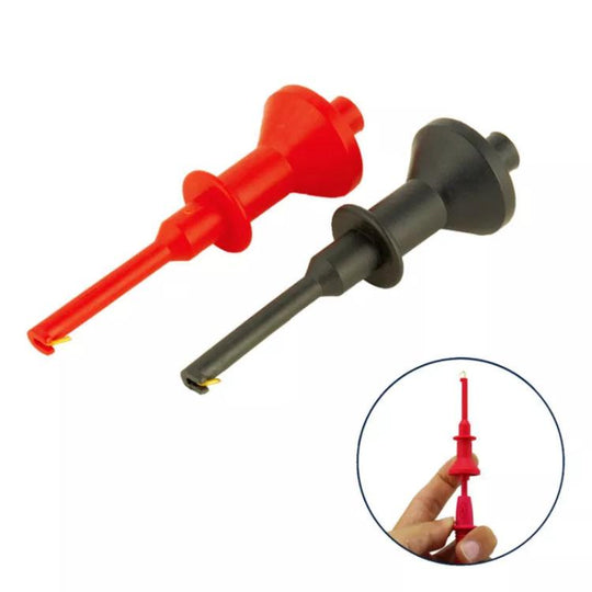 1pair Universal Multimeter Extended Telescopic Test Hook(2mm Straight Plug)
