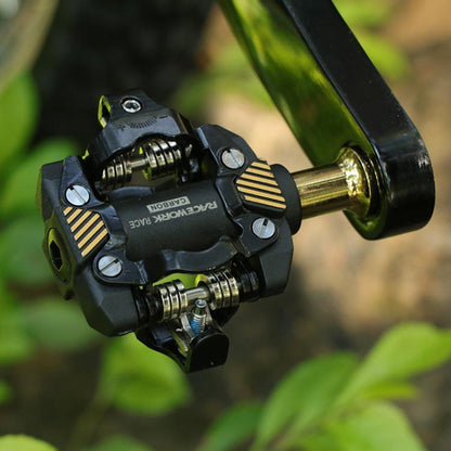 RACEWORK M8100 Mountain Bike Self-locking Pedal Ultra-light DU Bearing SPD Pedal, Color: Black - Pedals by RACEWORK | Online Shopping UK | buy2fix