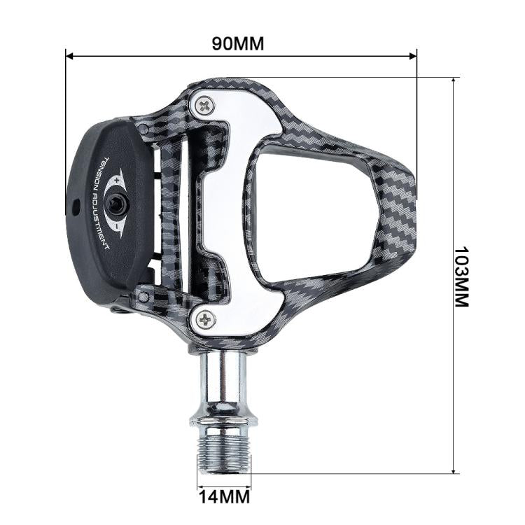 RACEWORK R358 Road Bike Self-locking Pedal Bearing Bicycle Pedal(For SPD system) - Pedals by RACEWORK | Online Shopping UK | buy2fix