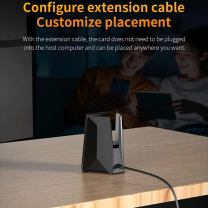 COMFAST CF-987BE Tri-band 6500Mbps WiFi7 USB 3.0 Wireless Network Adapter - USB Network Adapter by COMFAST | Online Shopping UK | buy2fix