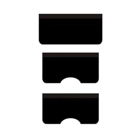 3pcs /Set Car Repair Fender Maintenance Washed Leather Protective Pad, Size: Large(Black)