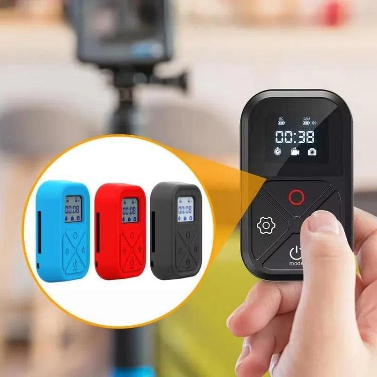 For TELESIN T10 Remote Control Silicone Protective Case Anti-scratch and Drop-proof Cover(Blue) - Silicone Cases by buy2fix | Online Shopping UK | buy2fix