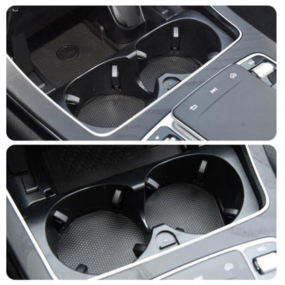 For Mercedes-Benz C-Class W205 / GLC W253 / E-Class W213 Center Console Beverage Cup Holder 2056802391, Style: Black Carbon Fiber - Car Drink Holders by buy2fix | Online Shopping UK | buy2fix