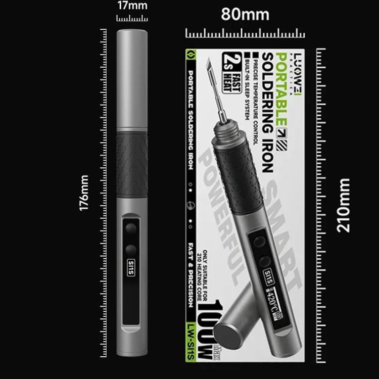 LUOWEI SI1S Intelligent Soldering Iron 100W Automatic Sleeping Thermostat Repair Soldering Iron Pen - Electric Soldering Iron by buy2fix | Online Shopping UK | buy2fix