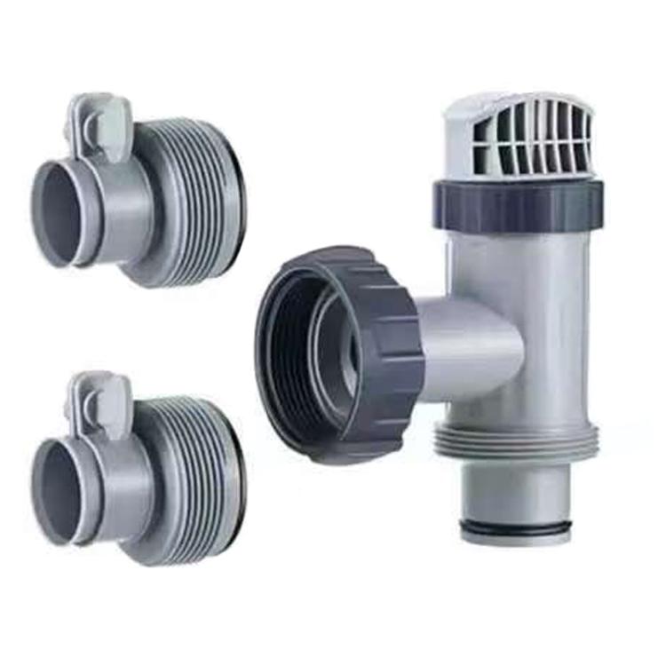 Pool Plunger Valve Hose Connector Compatible With Intex Filter Pump 28635EG 28633EG, Specification: 1 Plunger Valve+2 B Model Adaptor - Swimming Pool Parts by buy2fix | Online Shopping UK | buy2fix