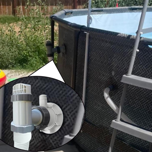 Pool Plunger Valve Hose Connector Compatible With Intex Filter Pump 28635EG 28633EG, Specification: Single Plunger Valve - Swimming Pool Parts by buy2fix | Online Shopping UK | buy2fix