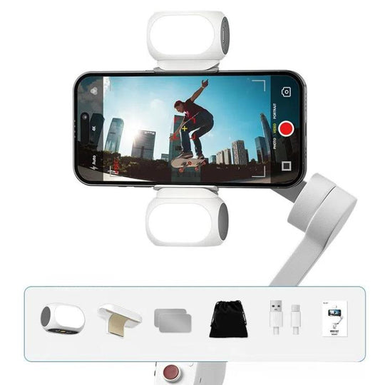 For DJI / Zhiyun Handheld Gimbal Stabilizer Fill Light Magnetic LED Photography Lamp Mobile Phone Fill Light, Model: XJ97 Dual Lamp