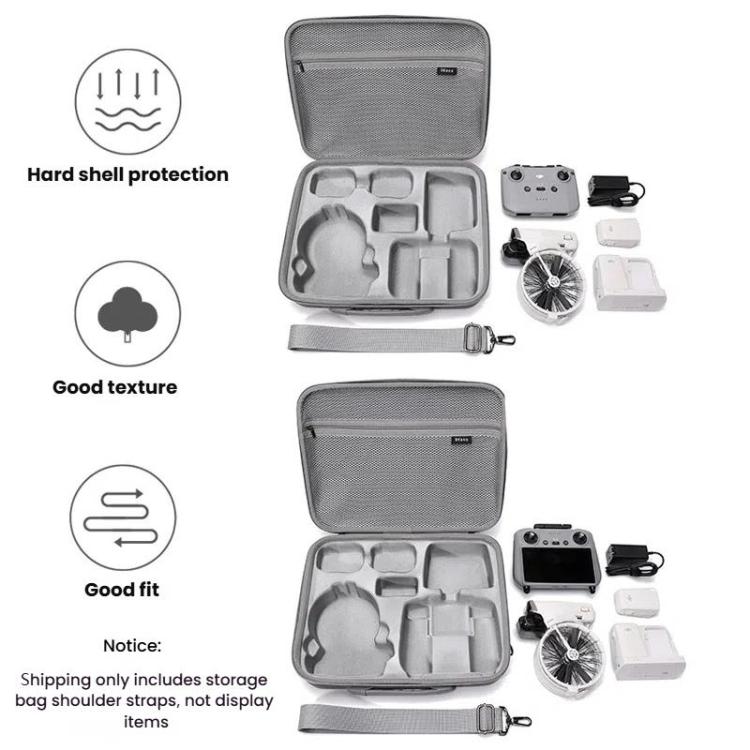 BKANO For DJI Flip Smooth Flying Tri-Power Kit Storage Bag Shock Absorbing Storage Case Backpack(For RC 2 With Screen) - Backpacks & Bags by BKANO | Online Shopping UK | buy2fix
