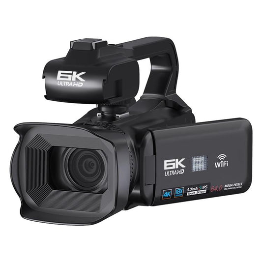 64MP 6K 18X Digital Zoom Ultra HD Video Camera With 4-Inch Touch Screen Camcorder 32G - Video Cameras by buy2fix | Online Shopping UK | buy2fix