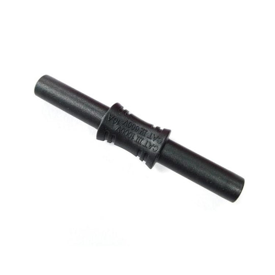 4mm Banana Adapter Multimeter Extension Cable Straight-through Connector(Black)