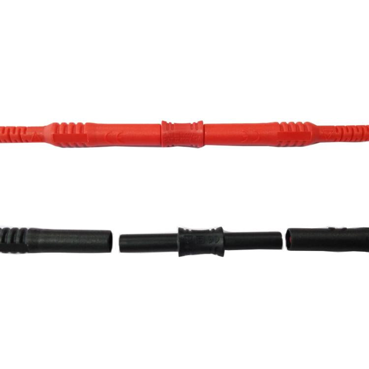 4mm Banana Adapter Multimeter Extension Cable Straight-through Connector(Black) - Other Tester Tool by buy2fix | Online Shopping UK | buy2fix