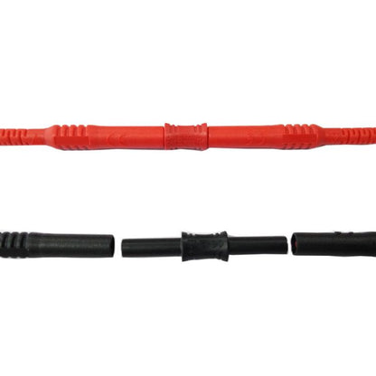 4mm Banana Adapter Multimeter Extension Cable Straight-through Connector(Black) - Other Tester Tool by buy2fix | Online Shopping UK | buy2fix