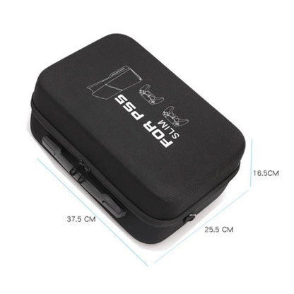 BKANO For Sony PS5 Slim Storage Bag Hard-Shell Shoulder Suitcase Storage Case(Black) - Bags by BKANO | Online Shopping UK | buy2fix
